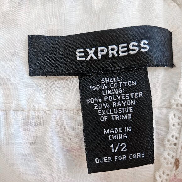 EXPRESS vintage slipdress sundress in perfect condition size 1/2 - Picture 3 of 6